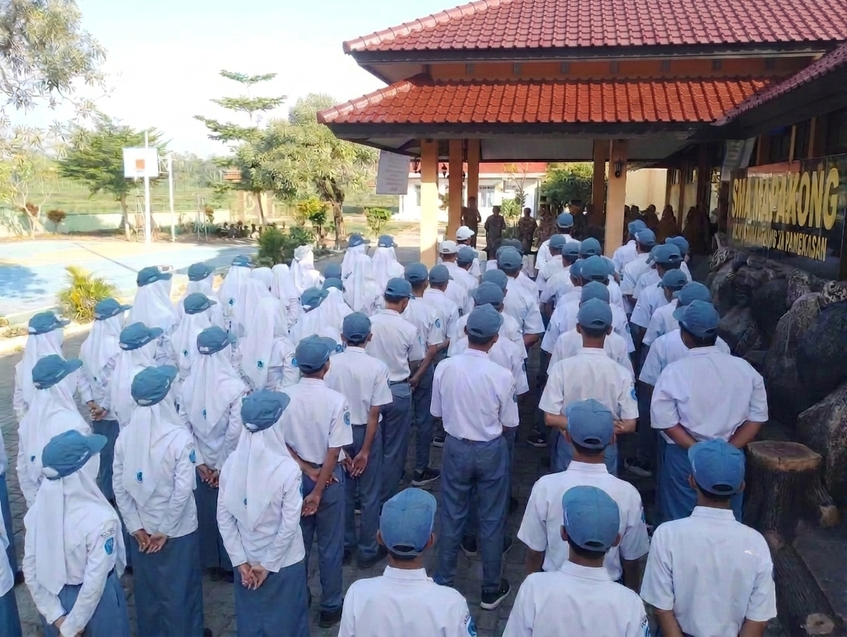 Gemuruh Semangat di Pagi Pertama! Dengan Seruan "Siap!", SMA Negeri 1 Pakong Resmi Memulai Tahun Pelajaran 2026/2027